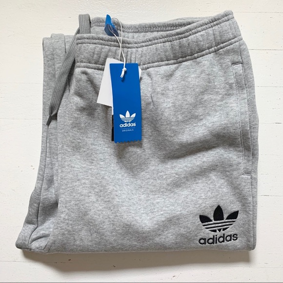 adidas Other - NWT Adidas Open Hem Sweatpants in Heather Grey